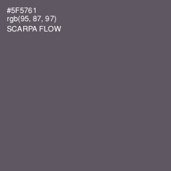 #5F5761 - Scarpa Flow Color Image